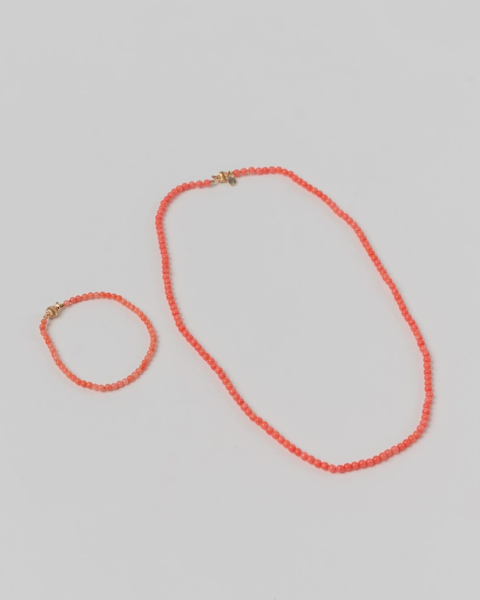 Beatrice Valenzuela Pink Bamboo Coral Bracelet