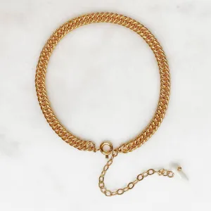 Bracelet Curb Chain White Coral