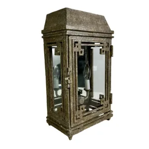 Bruce Eicher Design Wall Light, Exterior, Painted Metal, Ornate, Double Socket