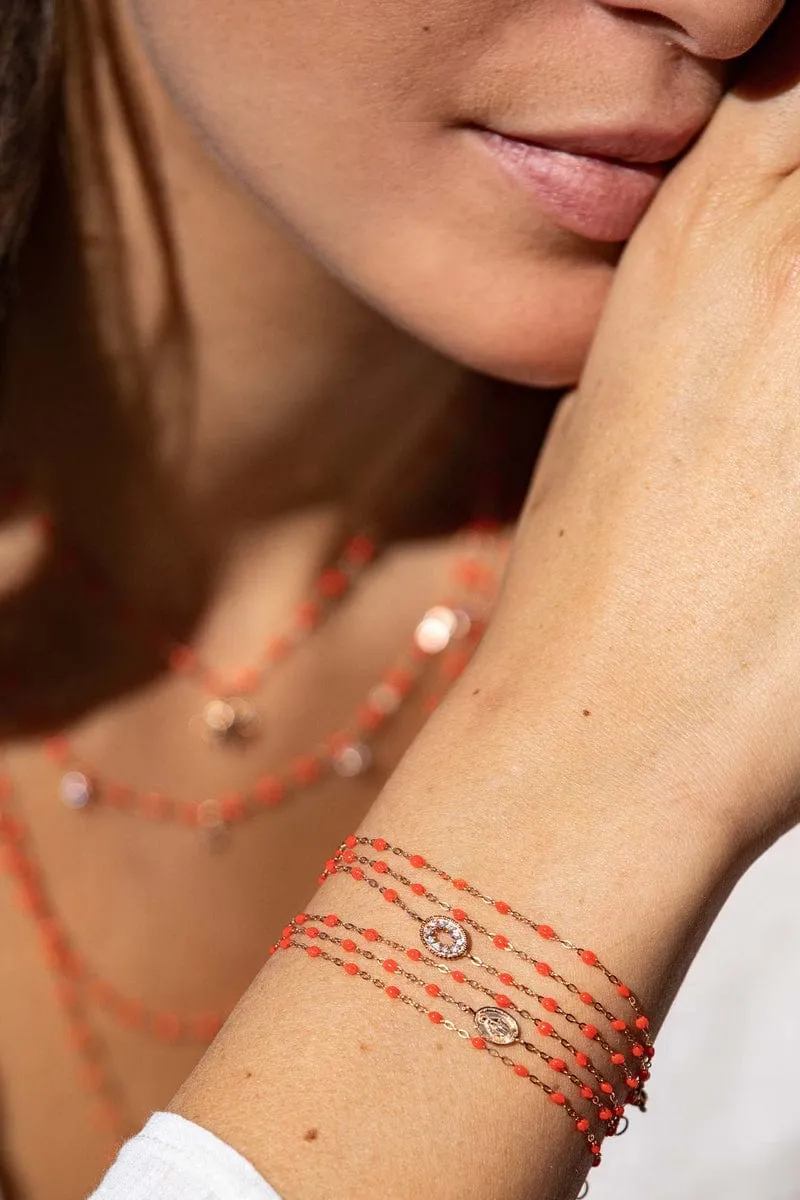 Classic Gigi Bracelet - 6.7in - Coral