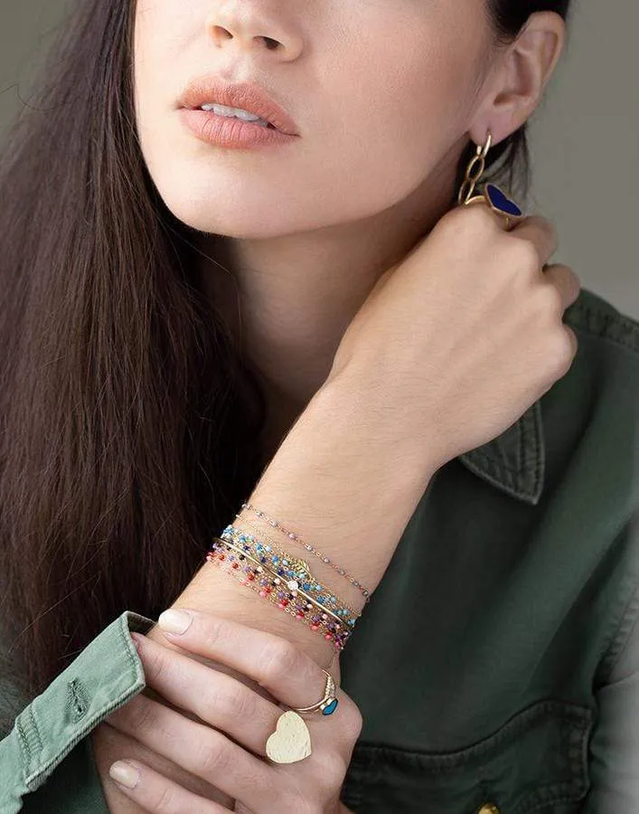 Classic Gigi Bracelet - 6.7in - Ruby