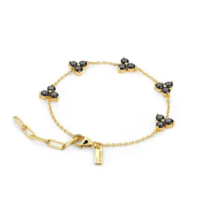 Como Link Bracelet  - Gold Onyx