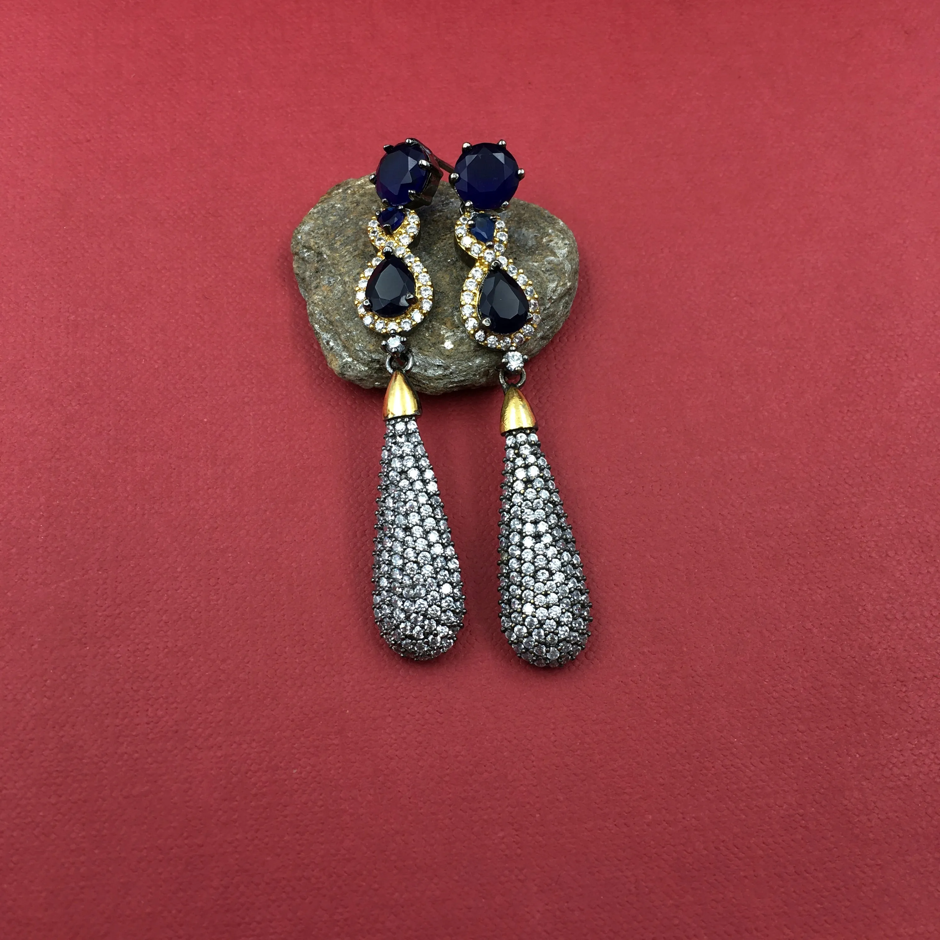 Danglers Zircon/AD Earring 8842-100