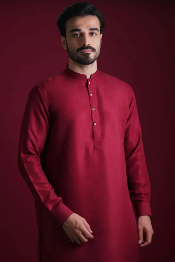 Deep Maroon Kurta Pajama
