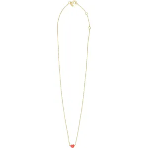 Design Letters Deep Sea Coral Little Big Love Necklace - Goldplated
