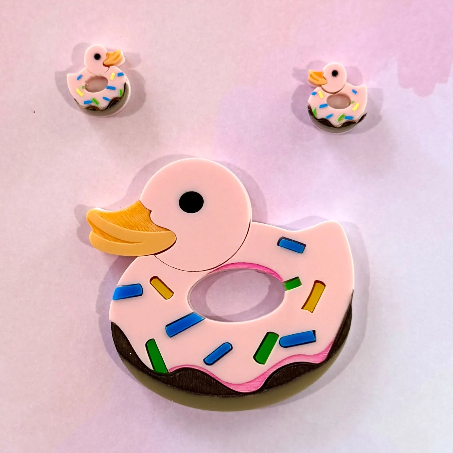 Donut 🍩 Ducky - Brooch