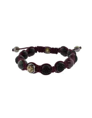 Ebony Wood Bead Bracelet
