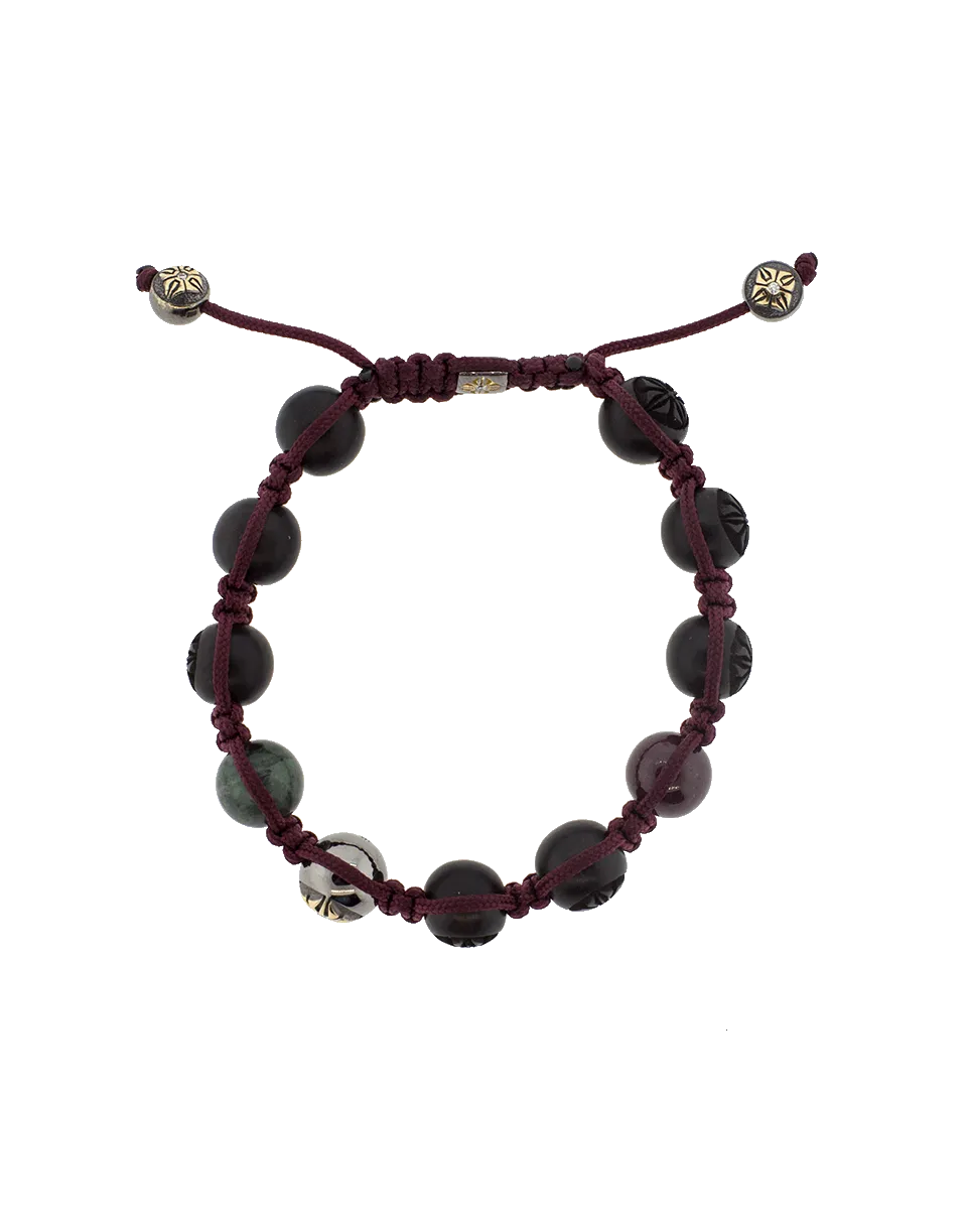 Ebony Wood Bead Bracelet