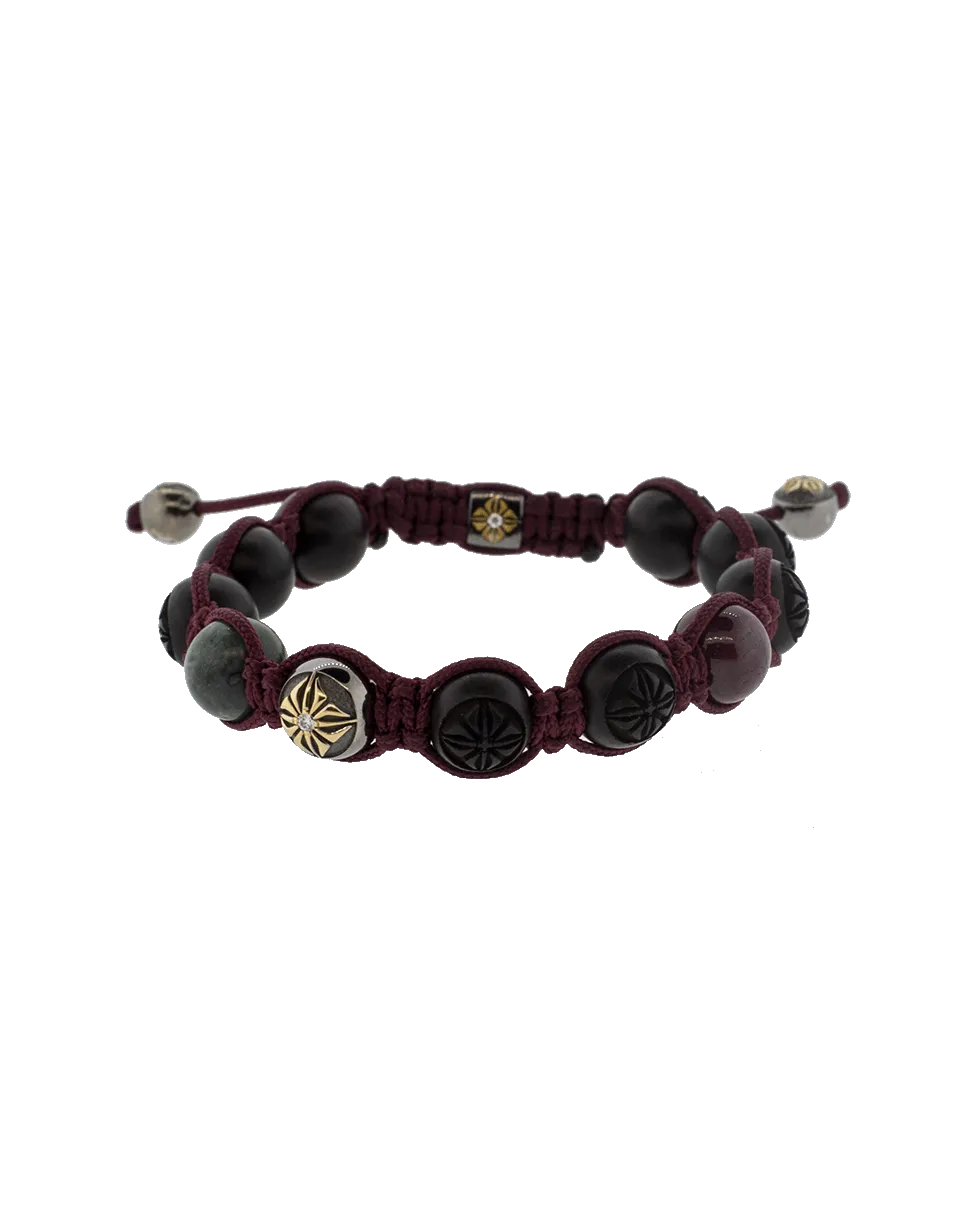 Ebony Wood Bead Bracelet