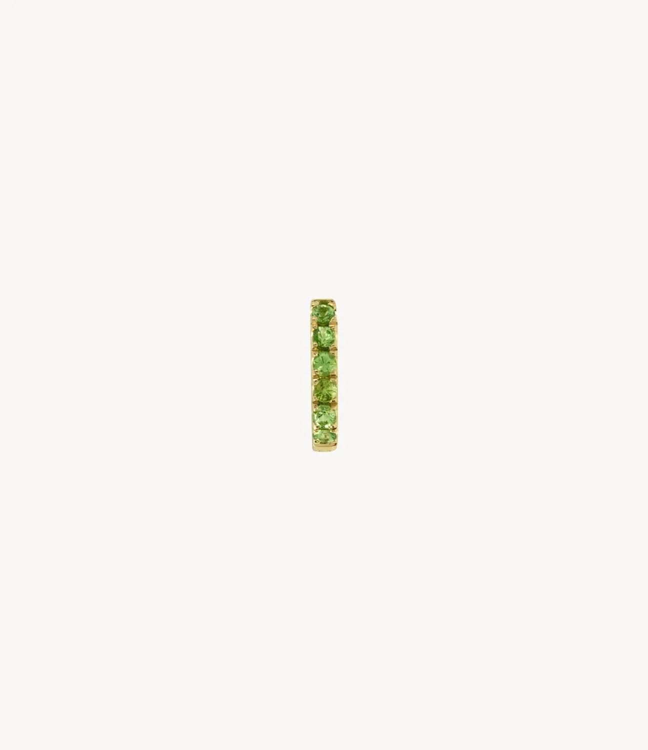 Garnet Huggie Earring