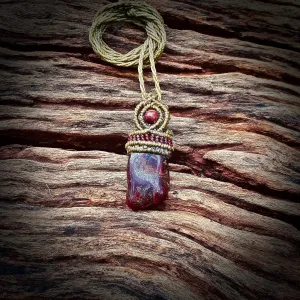 Garnet necklace