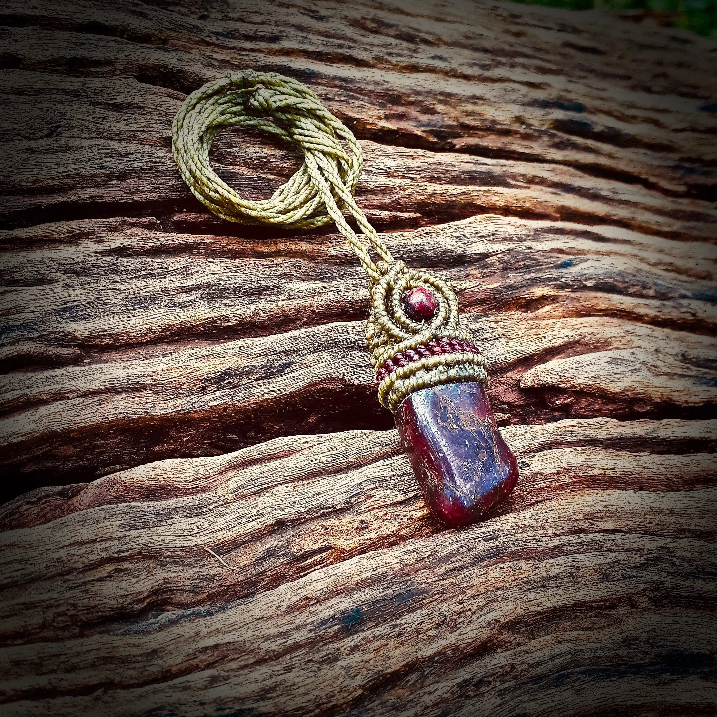 Garnet necklace