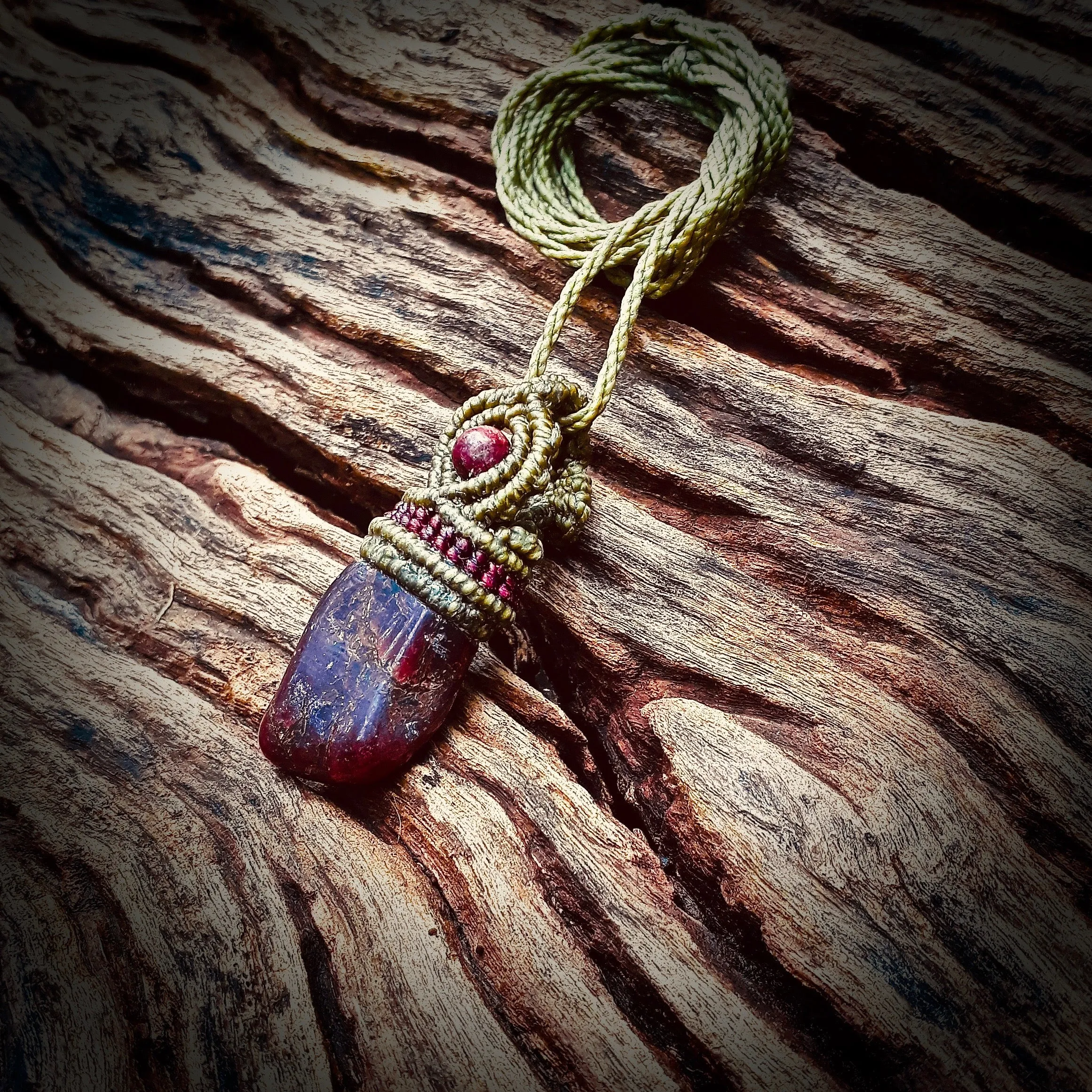 Garnet necklace