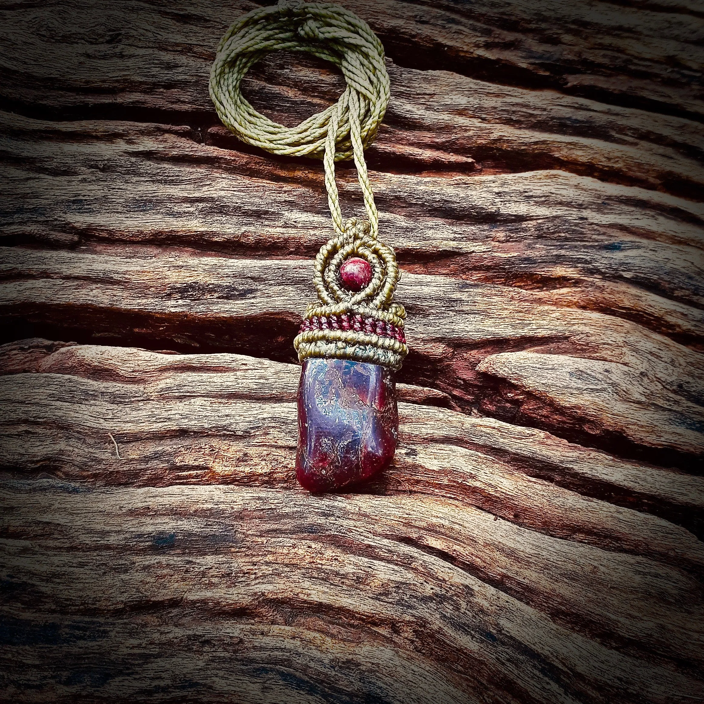 Garnet necklace