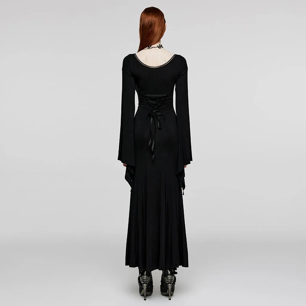 Goth Soft and comfortable modal fabric dress WQ-646LQF