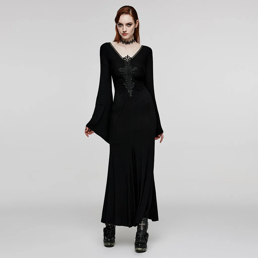 Goth Soft and comfortable modal fabric dress WQ-646LQF