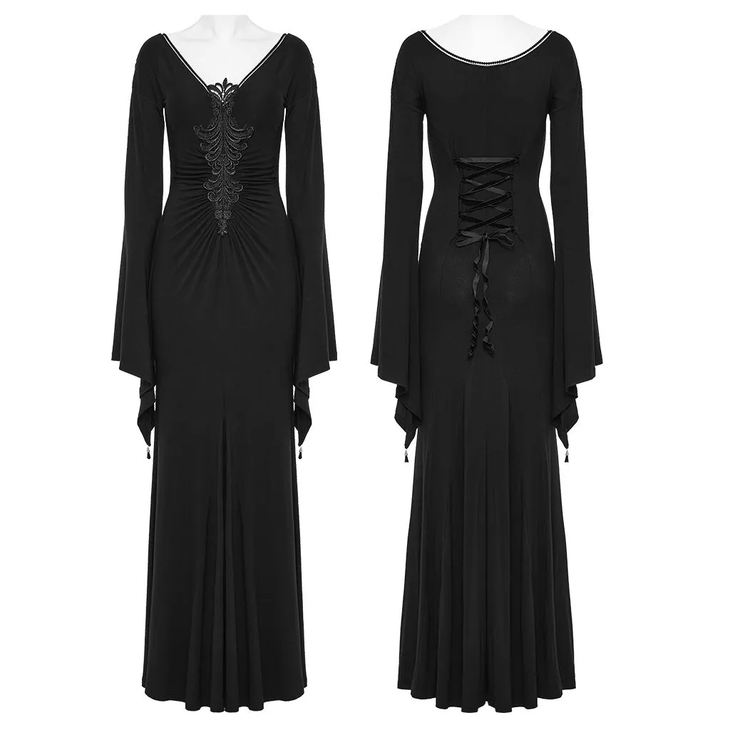 Goth Soft and comfortable modal fabric dress WQ-646LQF