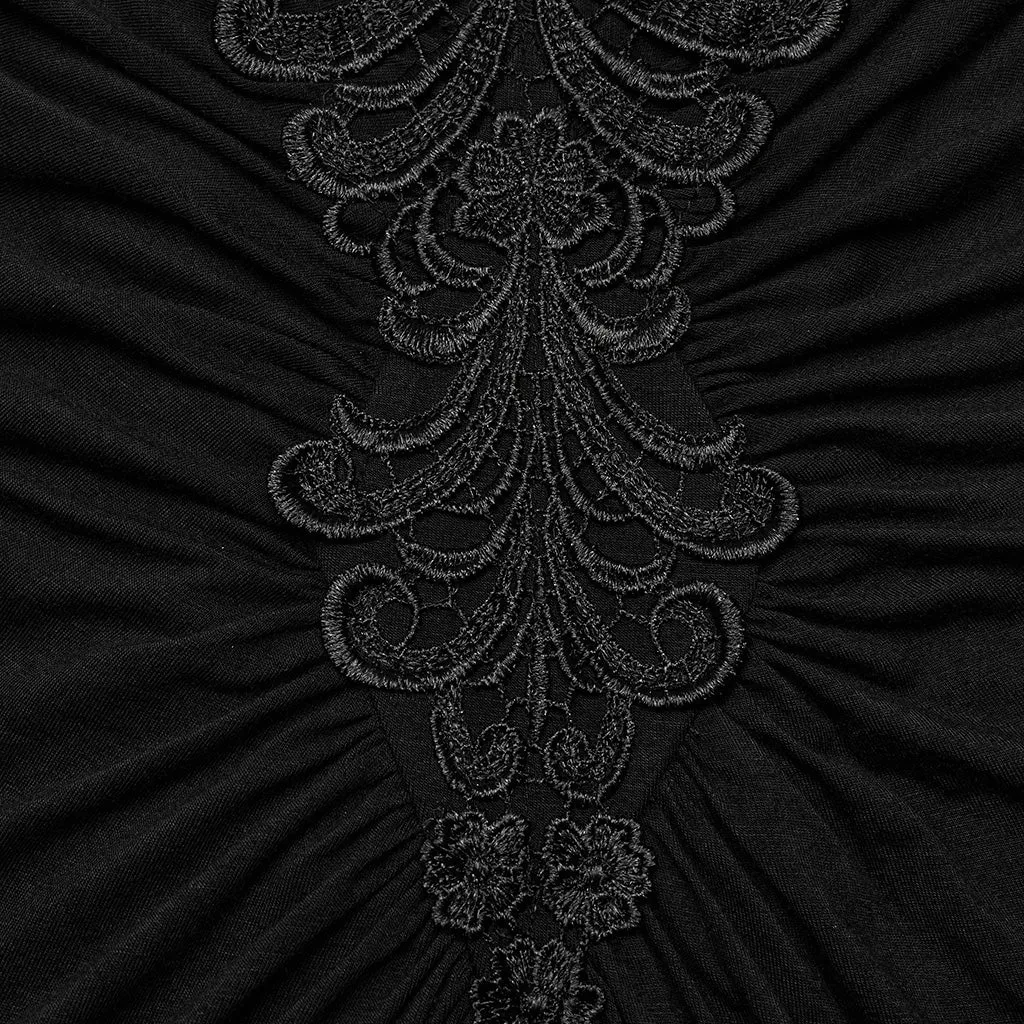 Goth Soft and comfortable modal fabric dress WQ-646LQF