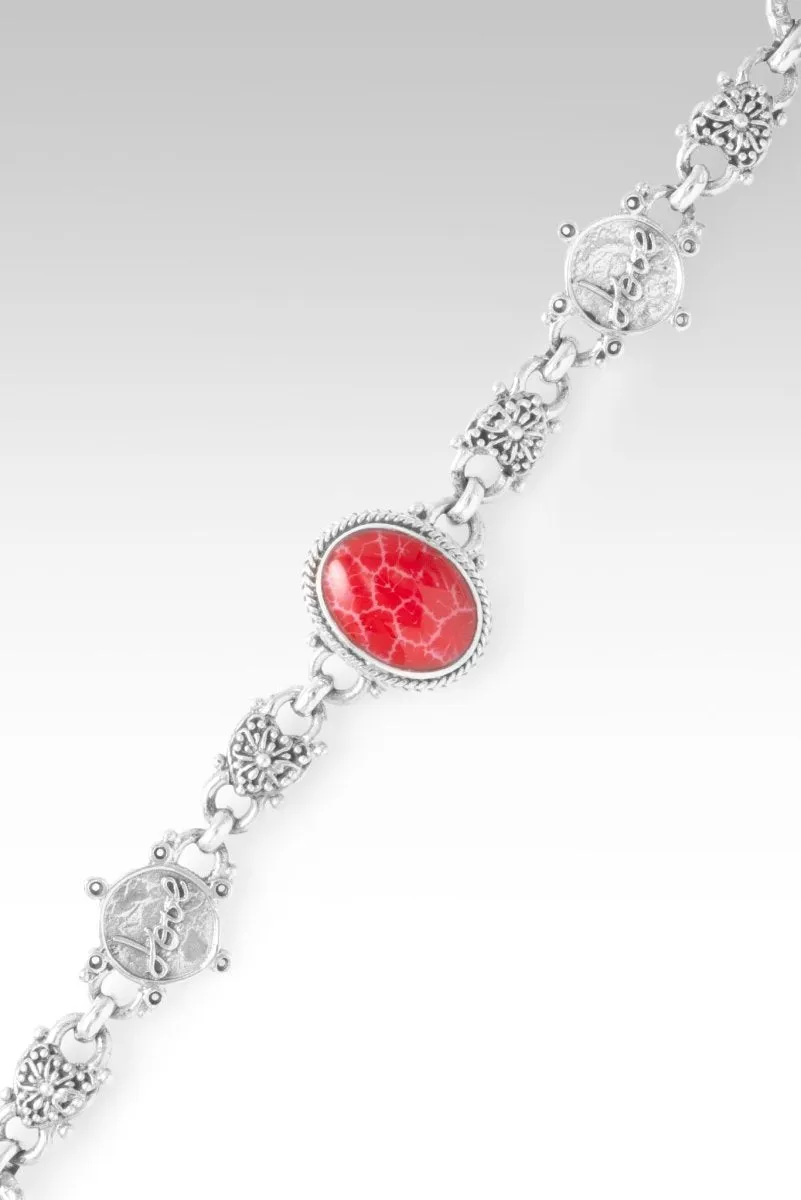 Journey of Enlightenment Bracelet™ in Red Indonesian Coral