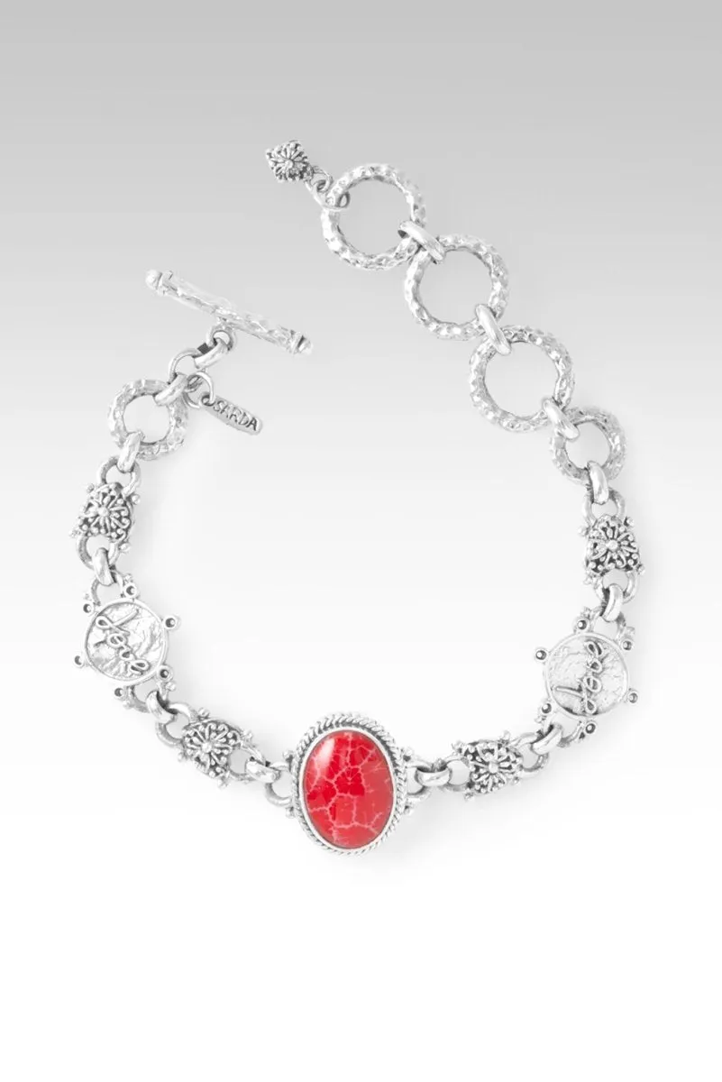 Journey of Enlightenment Bracelet™ in Red Indonesian Coral