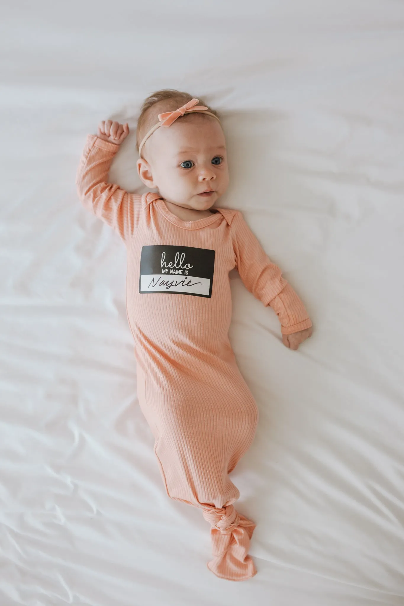 Knotted Gown | Coral Rib