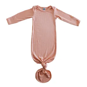 Knotted Gown | Coral Rib