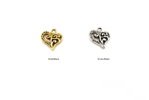 MP2033 Heart Charm/Pendant CHOOSE COLOR BELOW