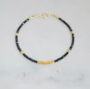 Onyx Beaded Kassia Bracelet