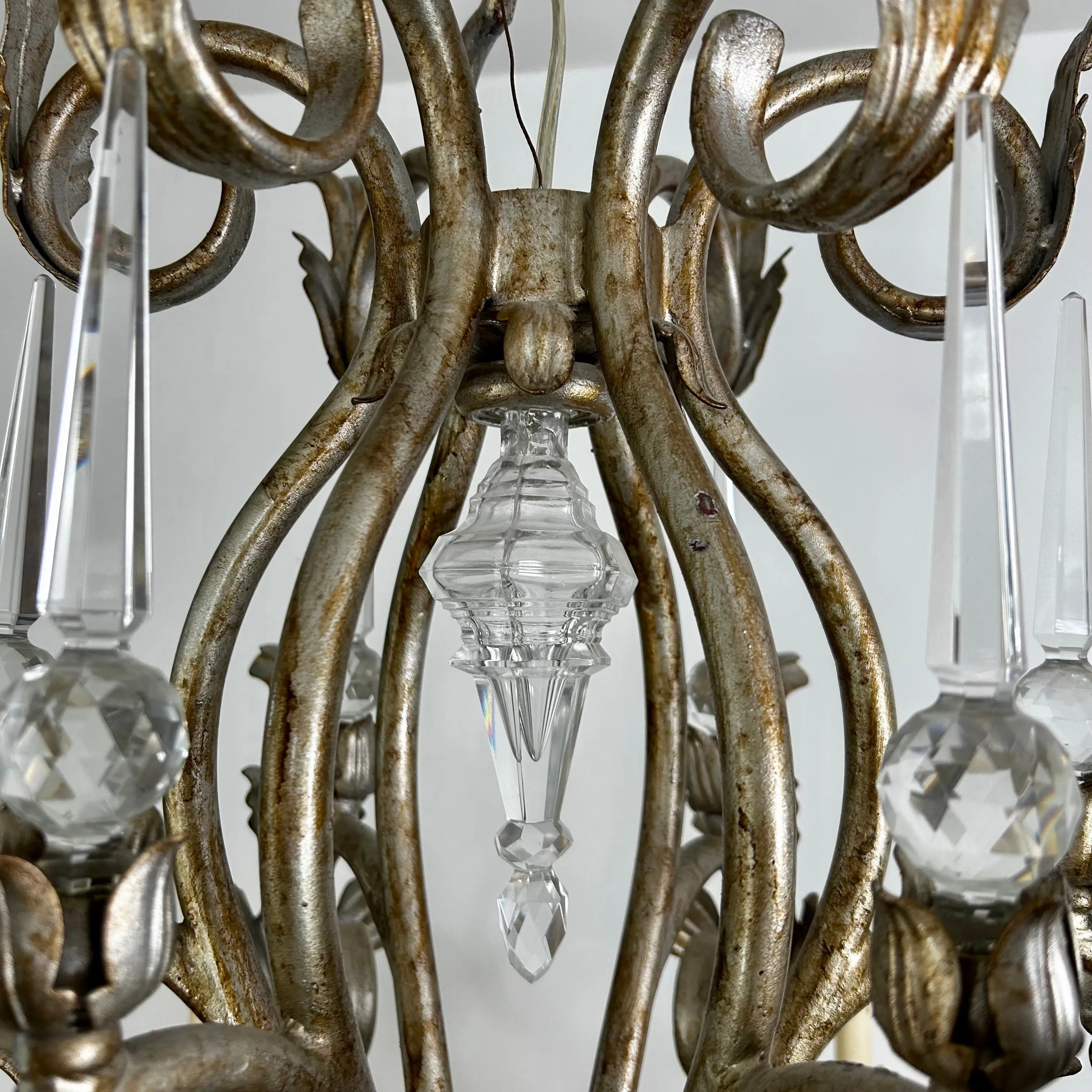 Originals 22 Crystal Chandelier, Extra Large, Silvery Gold, 24 Candle Sticks