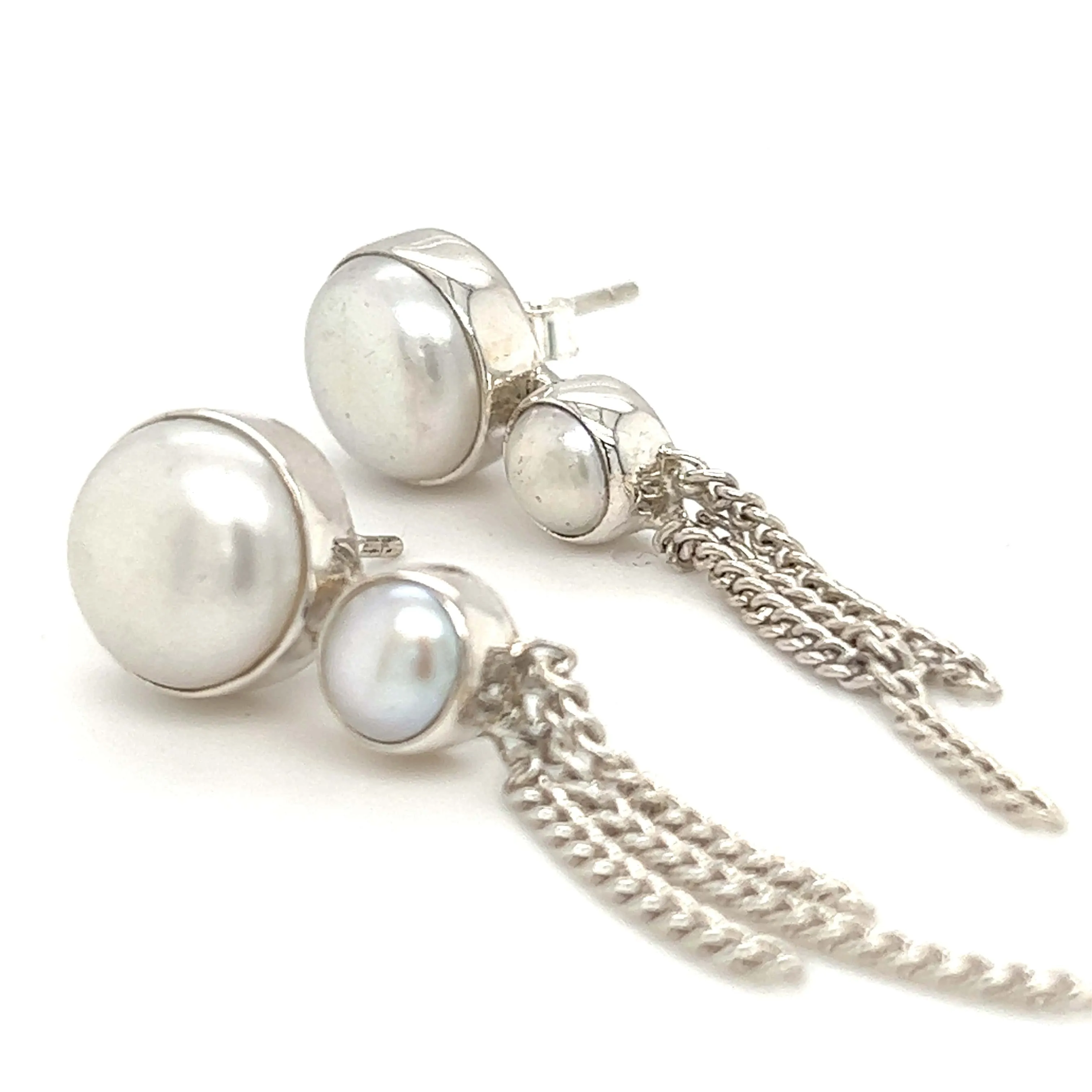 Pearl Tassel Earrings