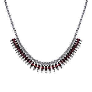 Phillipa Grand Necklace Ruby