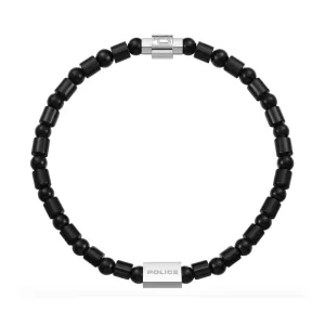 Police | Urban Colour Stainless Steel Black Onyx Bracelet