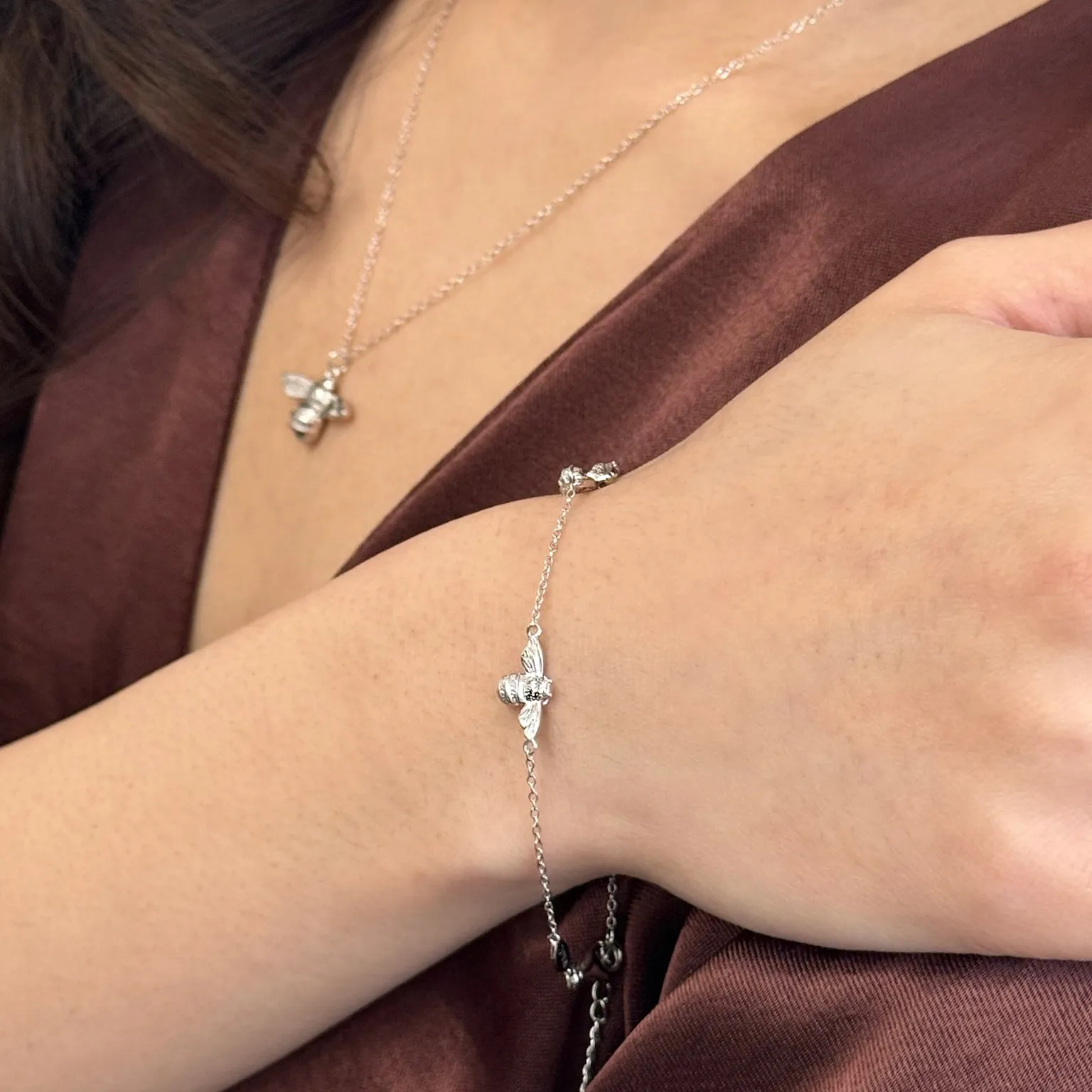 Queen Bee Bracelet (Silver)