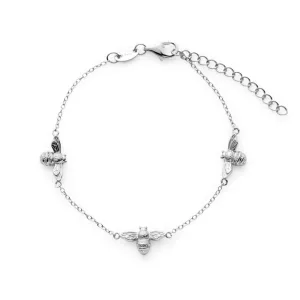 Queen Bee Bracelet (Silver)