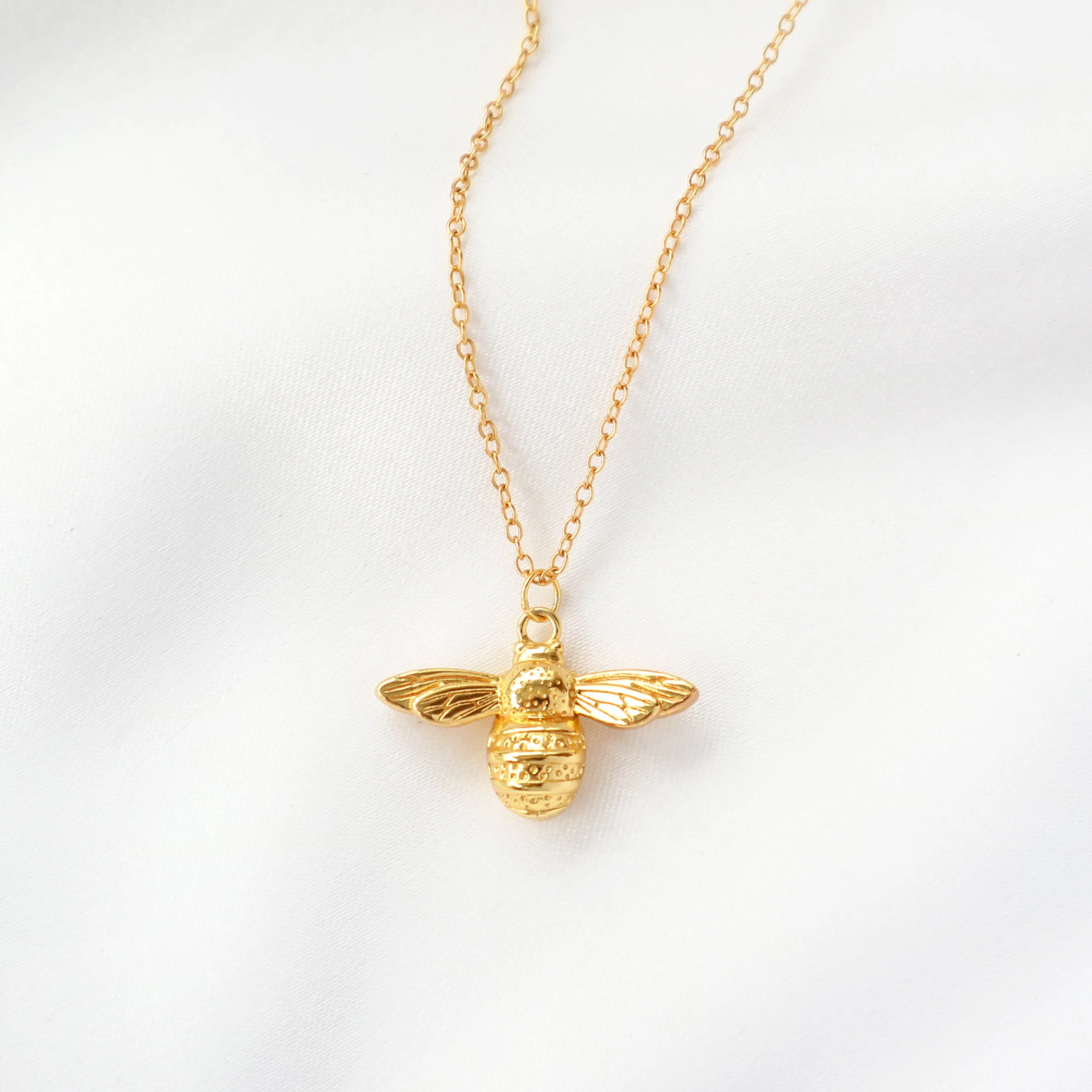 Queen Bee Necklace (Gold)