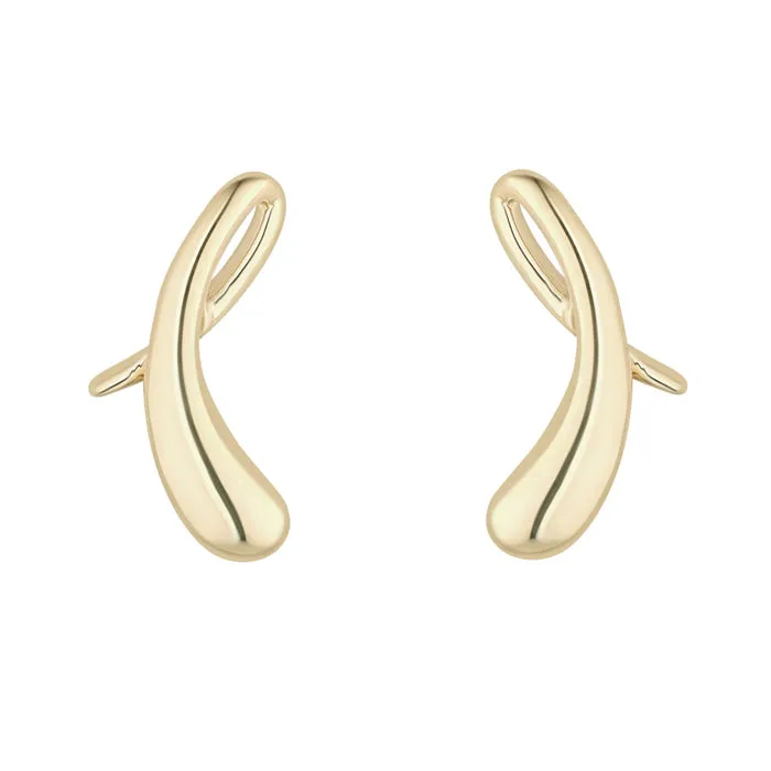 Rocks Ribbon Stud Earrings