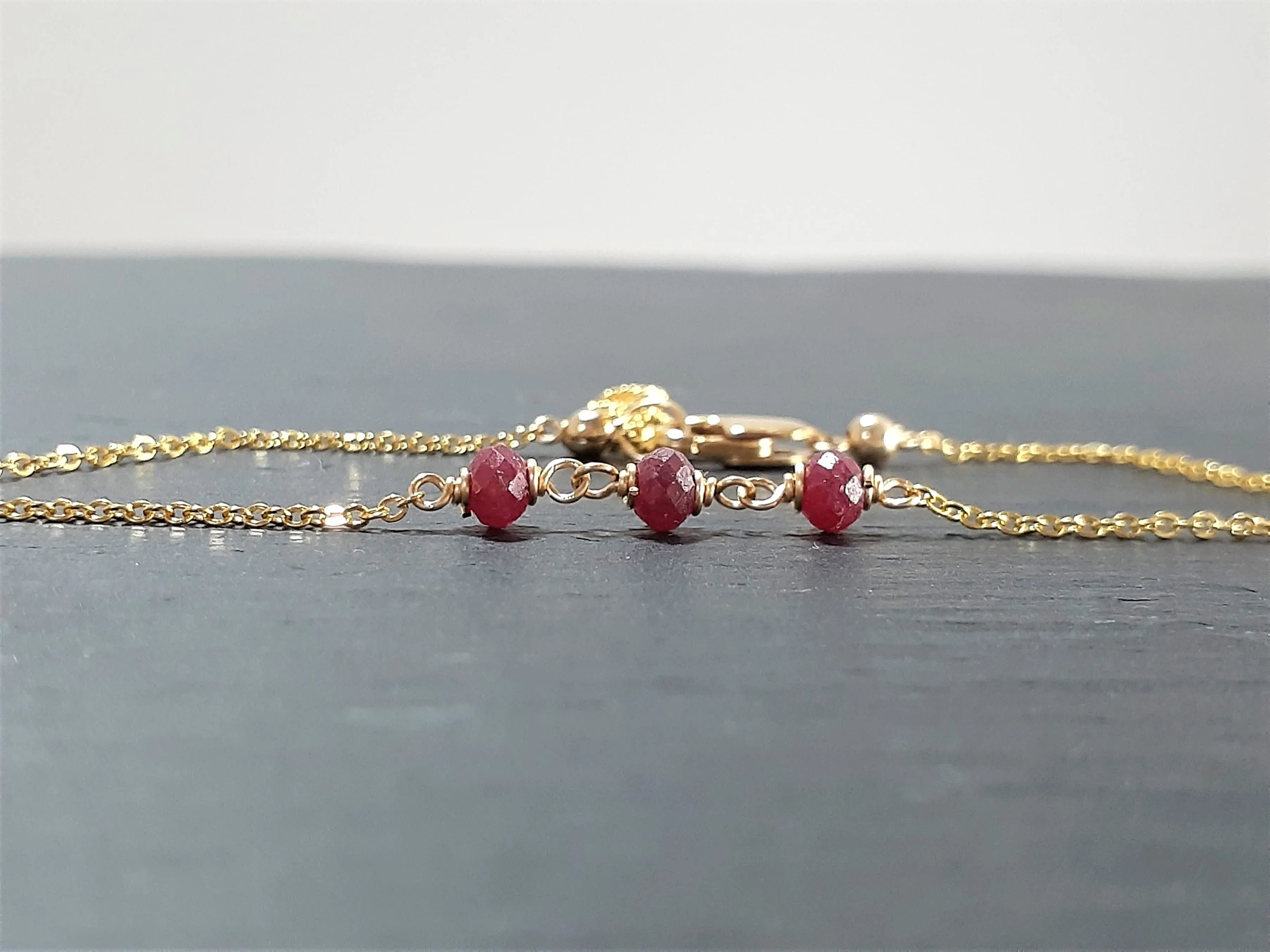 Ruby Anklet