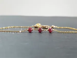Ruby Anklet
