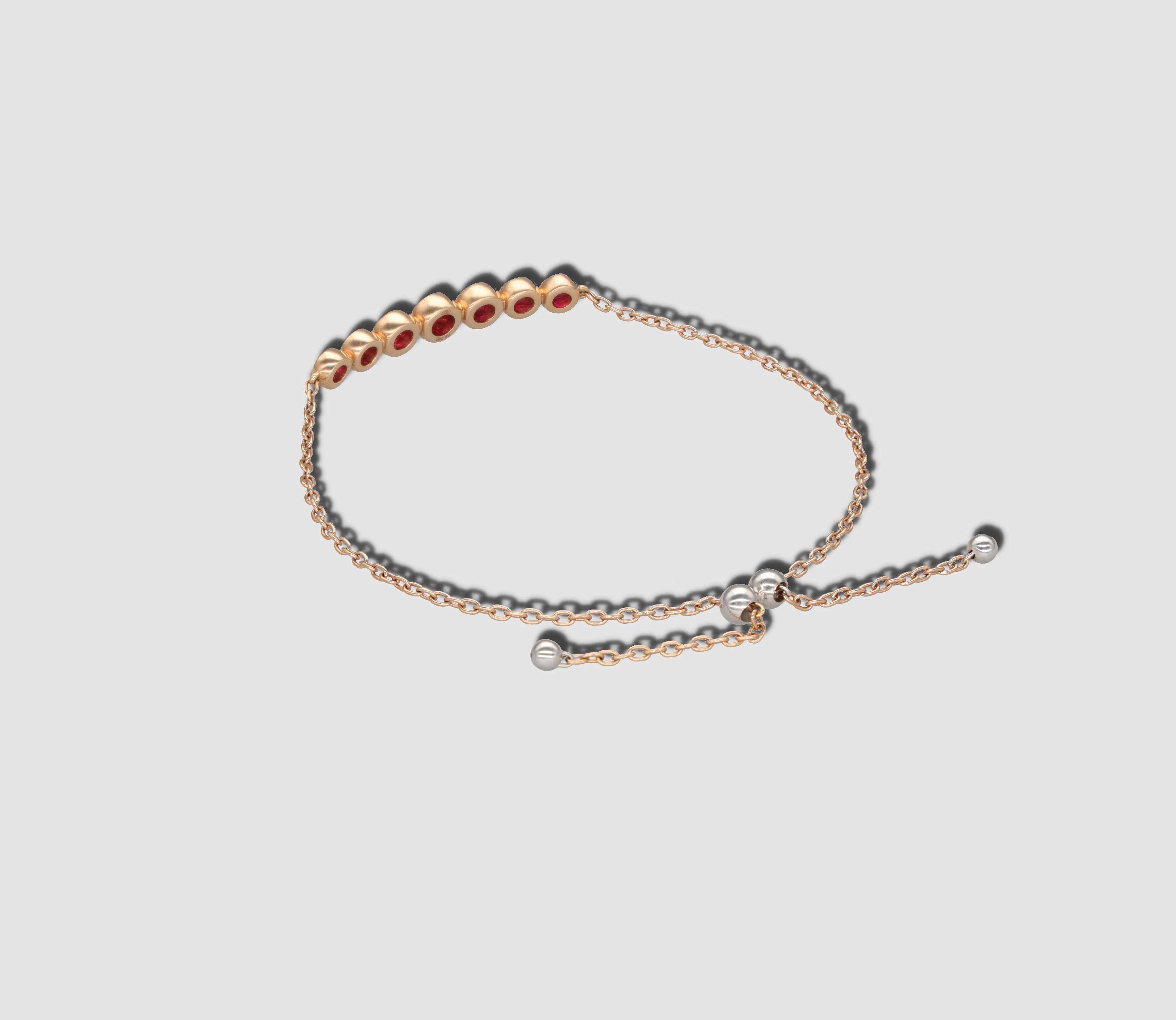Ruby BUBBLE Bracelet