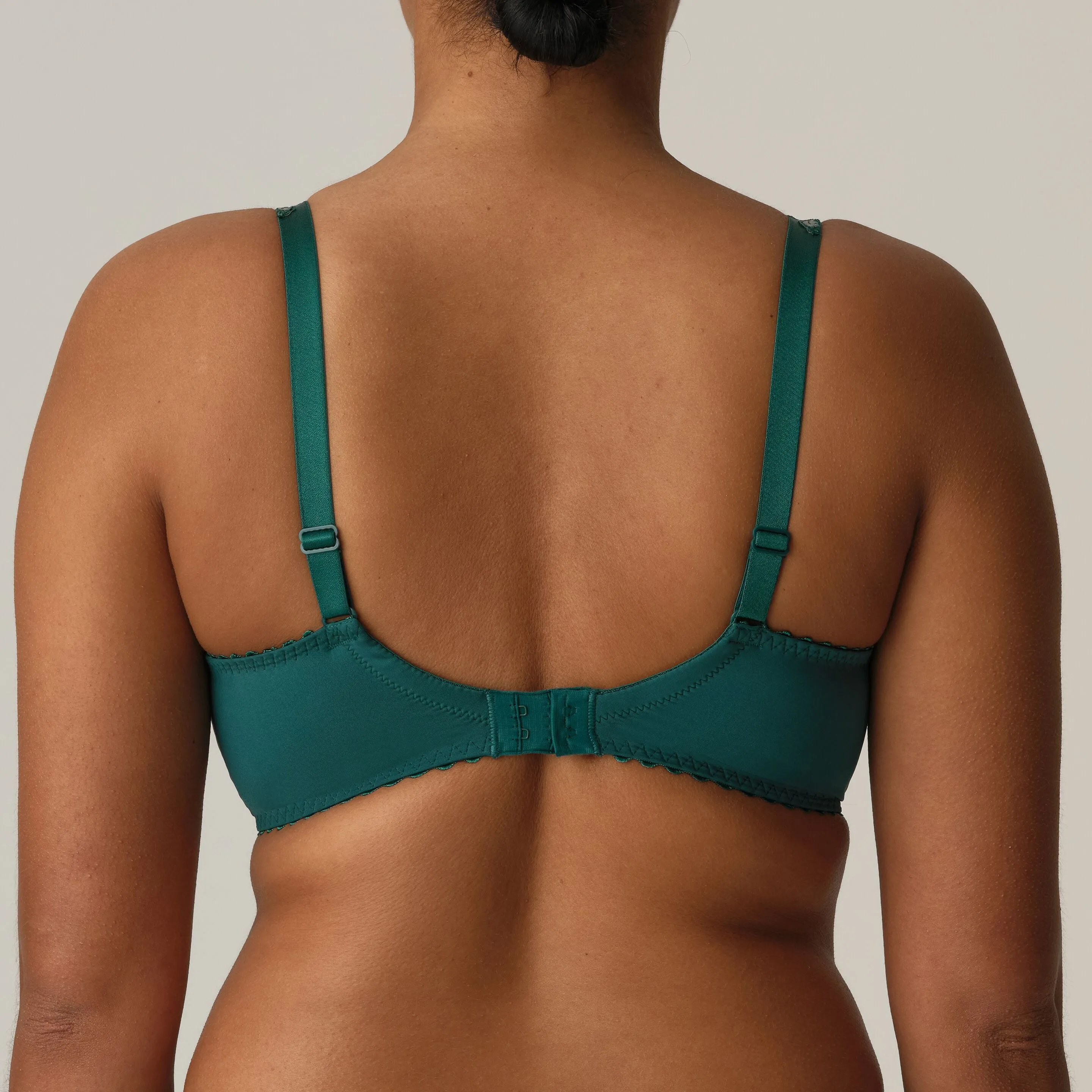 Springdale Plunge Bra In Jasper Green - Prima Donna