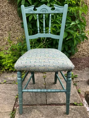 Vintage delicate carved occasional chairs sold on Etsy